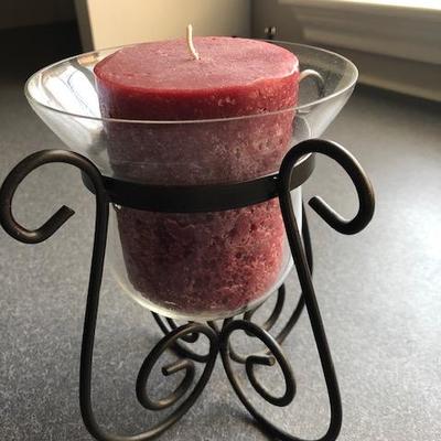 B-16 Candle with Holder