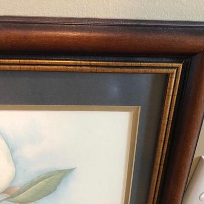 Framed and Matted Magnolia Artist Proof