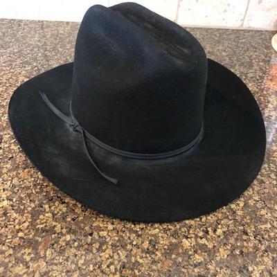 Cowboy Hat w/solid black cord