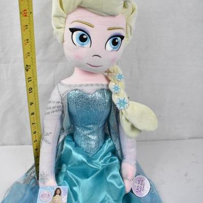 Disney Frozen Jumbo Singing Elsa, $20 Retail - New