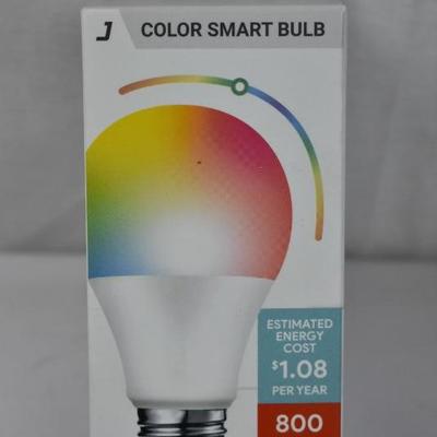 Jetstream 9W Color Smart Bulb (MA19CL), $13 Retail - New