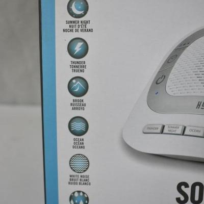 HoMedics Sound Spa Rejuvenate Portable Sound Machine,SS-2025, $20 Retail - New