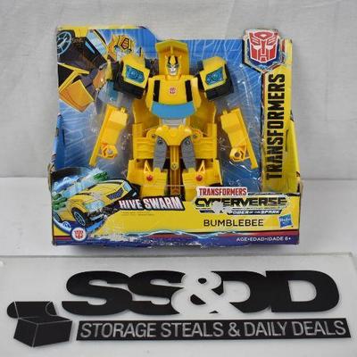 Transformers Cyberverse Ultra Class Bumblebee. Damaged Box, $16 Retail - New