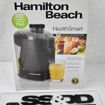 Hamilton Beach Juice Extractor, Model 67801, $34 Retail - New