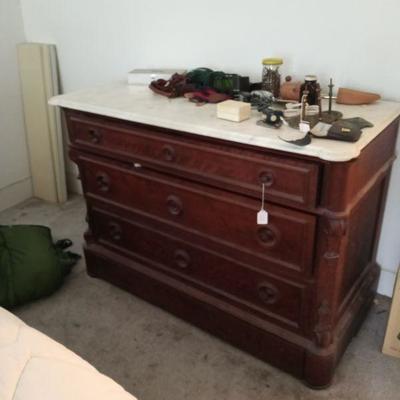 Antique Marble top Dresser