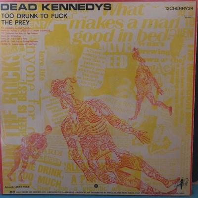 Lot # 12 Dead Kennedys- Too Drunk to F*ck 12CHERRY24