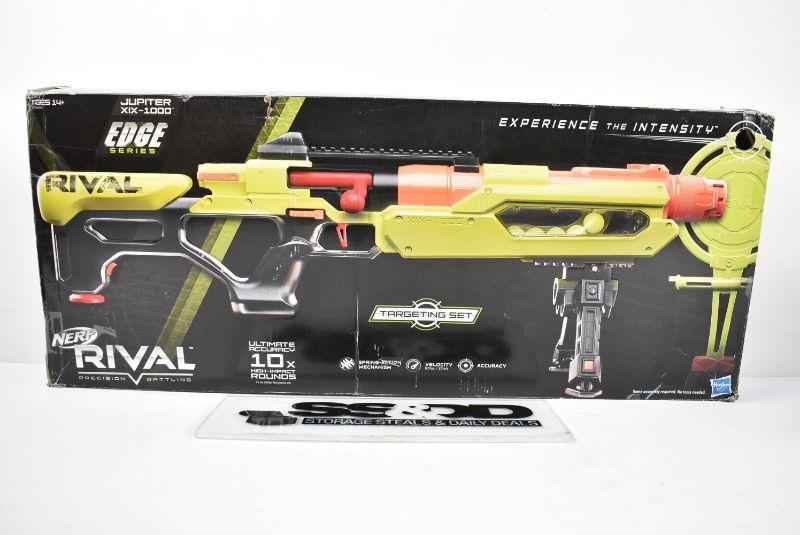 Nerf Rival Blaster Jupiter XIX1000 w/ Target & Rounds. Complete, 33 Retail