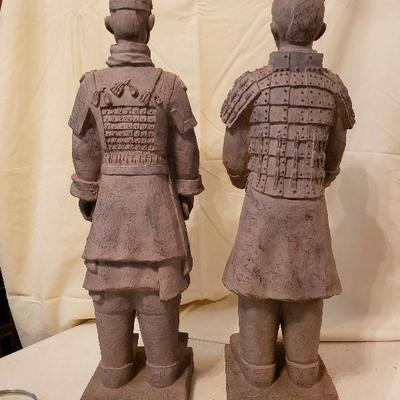 2 Terra Cotta Emperor Tomb Soldiers 