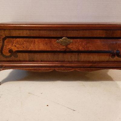 2 Vintage Wood Boxes with Keys