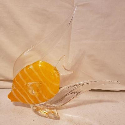 Vintage Murano Art Glass Angelfish 11