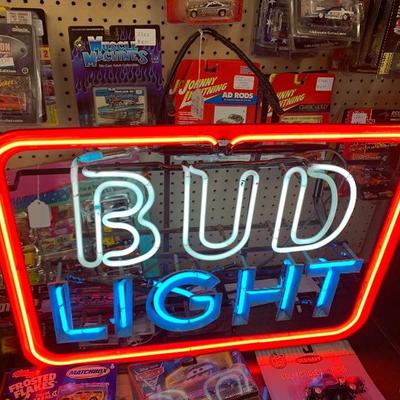 Vintage Bud Light neon 