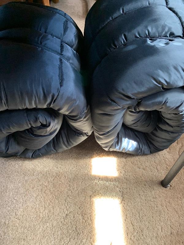 Two (2) cold weather sleeping bags