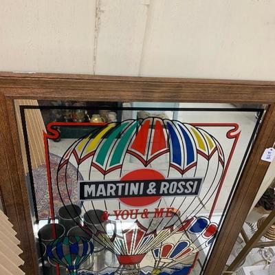 Martini & Rossi advertising mirror 