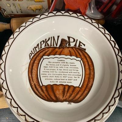 Pumpkin pie plate 