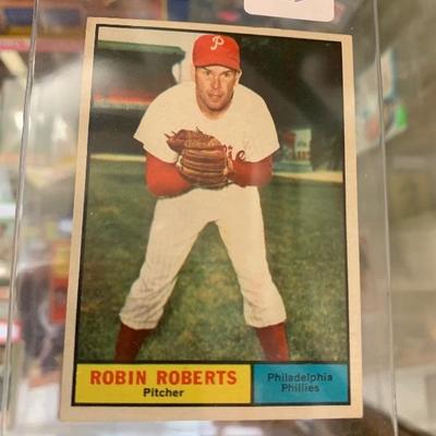 Robin Roberts baseball card 