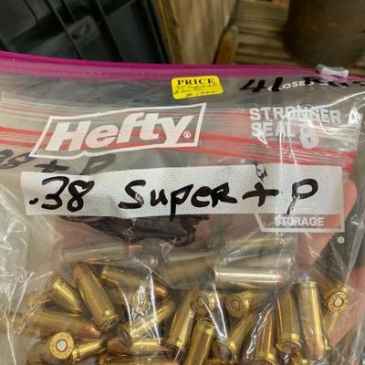 Bag of .38 super + p bullets