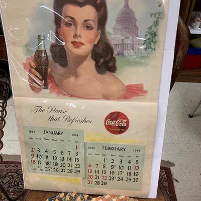 1944 Coca Cola calendar 