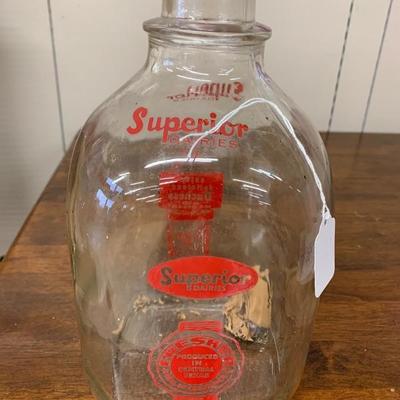 Superior glass milk jug 