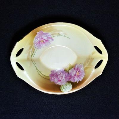 Footed Hand Painted Lemon Server