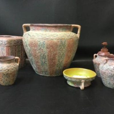 Southwest Pottery Bathroom Accessories