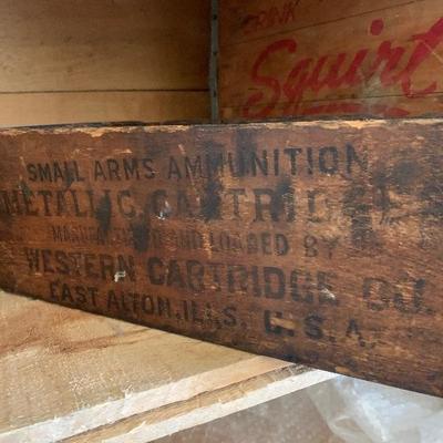 Western Cartridge wood ammo box 