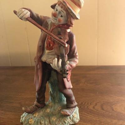 Julian Ritter Fiddler Clown Figurine