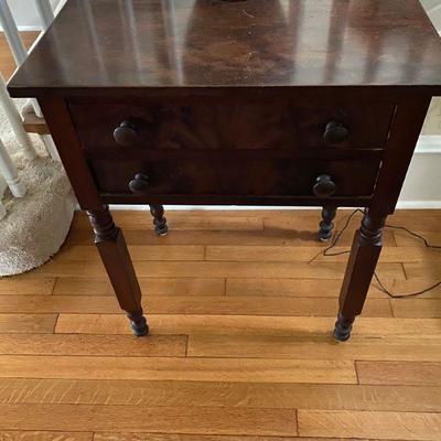 Small antique console table 
