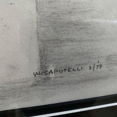 W. Saputelli charcoal 