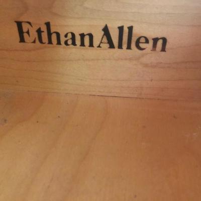 Ethan Allen Vintage Wood Desk & Chair