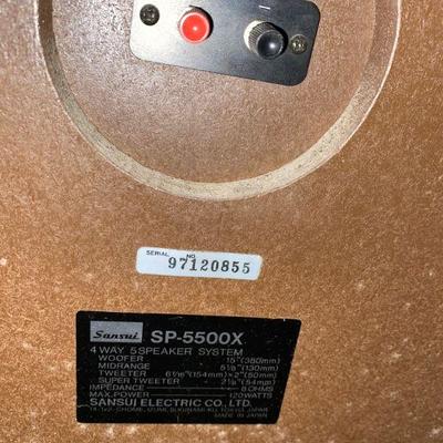 Sansui Speakers SP-5500x