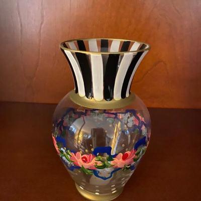 Mackenzie Child style vase