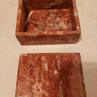 Hand Crafted Genuine Alabaster Box, Made in Italy