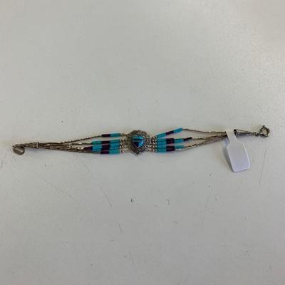 Native American sterling silver bracelet 