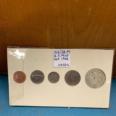 1966 US Mint 1966 coin set 