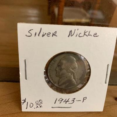 Silver nickel 1943-p