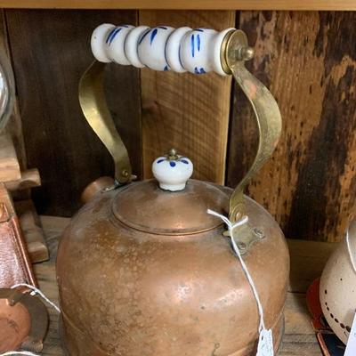 Copper teapot 