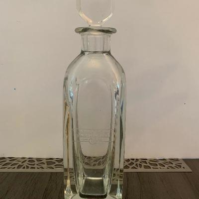 Orrefors Sweden crystal whisky decanter 