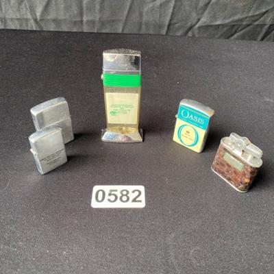 Various Vintage Lighters- Lot 582