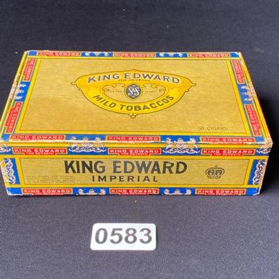 King Edward Imperial Vintage Tobacco Box -Lot 583