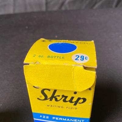 Vintage Sheaffer Skrip Writing Fluid Jar in Box (NIB)-Lot 583