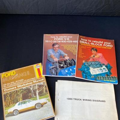Vintage Car Manuals (4) Lot 597