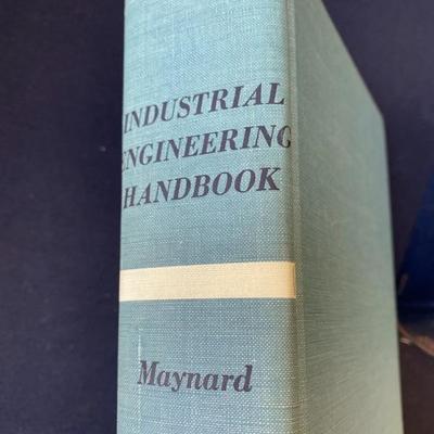 Vintage Hardback Machinery Handbook, Industrial Engineering Handbook, Plant Engineering Handbook (3 books)-Lot 600