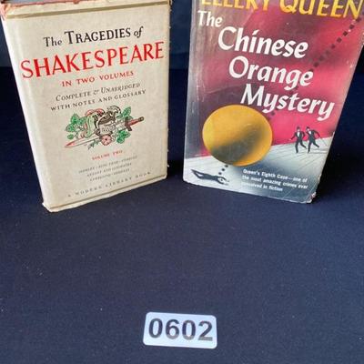 Vol 2 The Tradegies of Shakespeare / The Chinese Orange Mystery Books (2) -Lot 602
