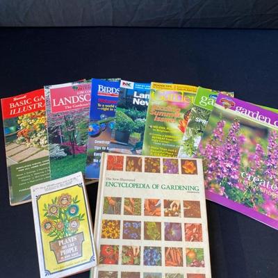 Various Gardening Books and Magazines (9) - Lot 603