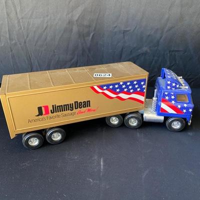 Jimmy Dean Metal/Plastic Tractor Trailer Toy - Lot 624