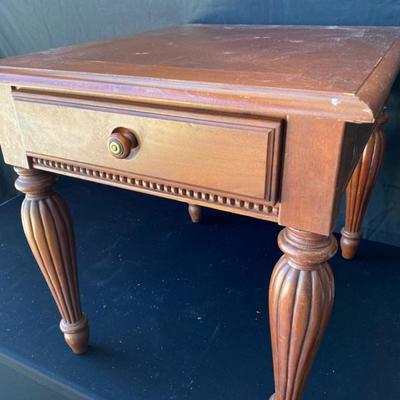 End Table-Wood 22W x 26D x 22H-Lot 638
