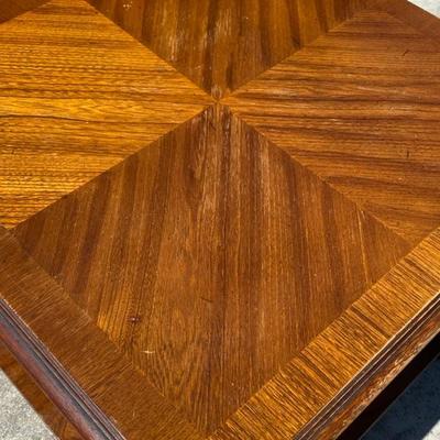 Wooden End Table 26W x 26D x 22H- Lot 639
