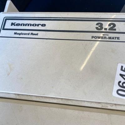 Vintage Kenmore Magicord Reel 3.2 w/powermate Vacuum- works-Lot 645