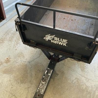 Blue Hawk 17 CU ft Steel Hitch Cart-Lot 650