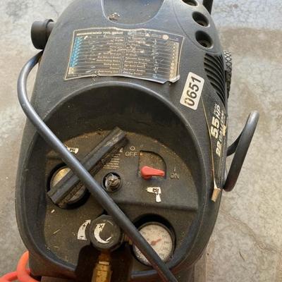 Campbell Hausfeld Iron Force Air Compressor 5.5HP-Works-Lot 651